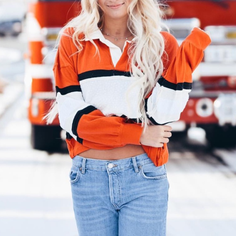 Free People Party Polo shirt